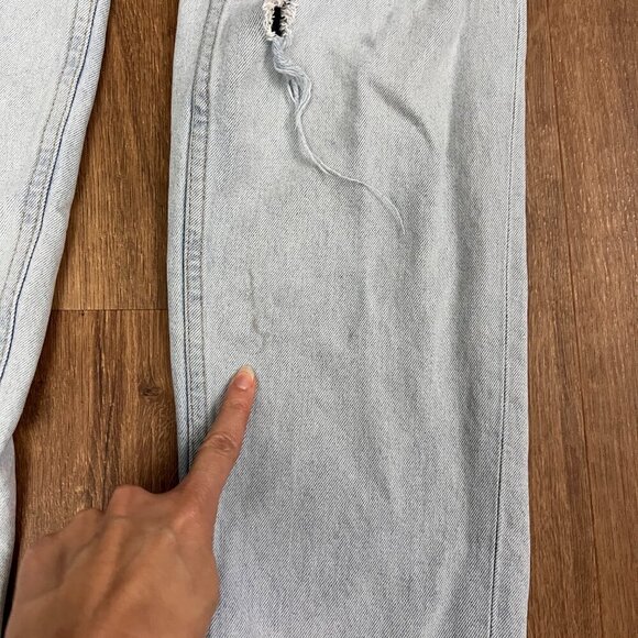 Divided Boyfriend Fit Patches Slim Low Jeans Sz 10 - Picture 15 of 15